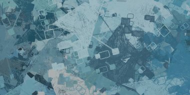 Soyut arka plan sanatı. 2D çizim. Etkileyici yağlı boya resim. Tuvalde fırça darbeleri. Modern sanat. Çok renkli arkaplan. Çağdaş sanat. İfade. Sanatsal dijital palet.