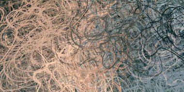 Soyut arka plan sanatı. 2D çizim. Etkileyici yağlı boya resim. Tuvalde fırça darbeleri. Modern sanat. Çok renkli arkaplan. Çağdaş sanat. İfade. Sanatsal dijital palet.