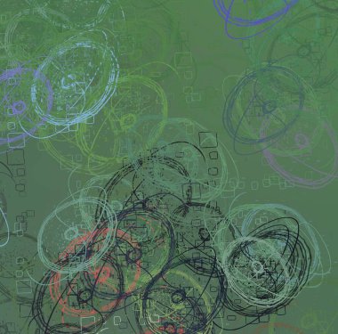 Soyut arka plan sanatı. 2D çizim. Etkileyici yağlı boya resim. Tuvalde fırça darbeleri. Modern sanat. Çok renkli arkaplan. Çağdaş sanat. İfade. Sanatsal dijital palet.