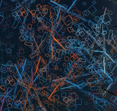 Soyut arka plan sanatı. 2D çizim. Etkileyici yağlı boya resim. Tuvalde fırça darbeleri. Modern sanat. Çok renkli arkaplan. Çağdaş sanat. İfade. Sanatsal dijital palet.