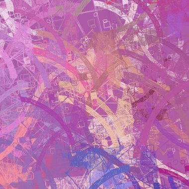 Soyut arka plan sanatı. 2D çizim. Etkileyici yağlı boya resim. Tuvalde fırça darbeleri. Modern sanat. Çok renkli arkaplan. Çağdaş sanat. İfade. Sanatsal dijital palet.