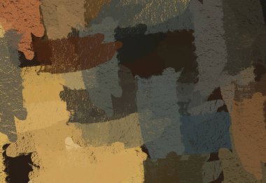Soyut arka plan sanatı. 2D çizim. Etkileyici yağlı boya resim. Tuvalde fırça darbeleri. Modern sanat. Çok renkli arkaplan. Çağdaş sanat. İfade. Sanatsal dijital palet.