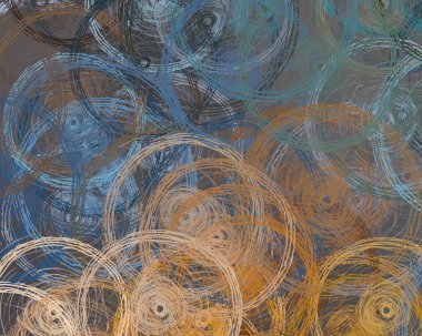 Soyut arka plan sanatı. 2D çizim. Etkileyici yağlı boya resim. Tuvalde fırça darbeleri. Modern sanat. Çok renkli arkaplan. Çağdaş sanat. İfade. Sanatsal dijital palet.