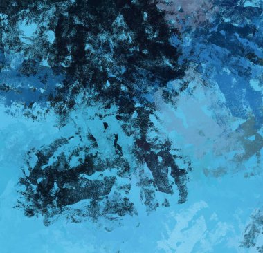 Soyut arka plan sanatı. 2D çizim. Etkileyici yağlı boya resim. Tuvalde fırça darbeleri. Modern sanat. Çok renkli arkaplan. Çağdaş sanat. İfade. Sanatsal dijital palet.