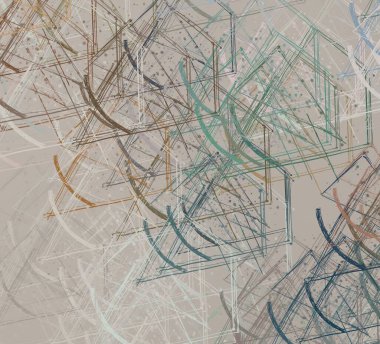 Soyut arka plan sanatı. 2D çizim. Etkileyici yağlı boya resim. Tuvalde fırça darbeleri. Modern sanat. Çok renkli arkaplan. Çağdaş sanat. İfade. Sanatsal dijital palet.