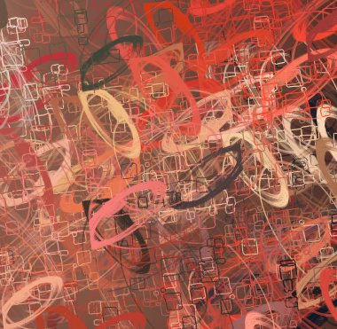 Soyut arka plan sanatı. 2D çizim. Etkileyici yağlı boya resim. Tuvalde fırça darbeleri. Modern sanat. Çok renkli arkaplan. Çağdaş sanat. İfade. Sanatsal dijital palet.