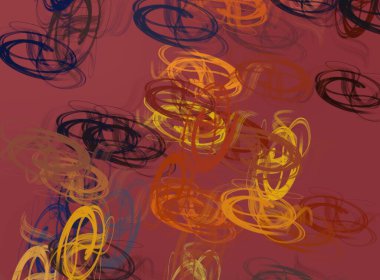 Soyut arka plan sanatı. 2D çizim. Etkileyici yağlı boya resim. Tuvalde fırça darbeleri. Modern sanat. Çok renkli arkaplan. Çağdaş sanat. İfade. Sanatsal dijital palet.