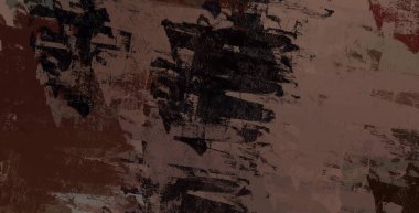 Soyut arka plan sanatı. 2D çizim. Etkileyici yağlı boya resim. Tuvalde fırça darbeleri. Modern sanat. Çok renkli arkaplan. Çağdaş sanat. İfade. Sanatsal dijital palet.