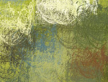 Soyut arka plan sanatı. 2D çizim. Etkileyici yağlı boya resim. Tuvalde fırça darbeleri. Modern sanat. Çok renkli arkaplan. Çağdaş sanat. İfade. Sanatsal dijital palet.