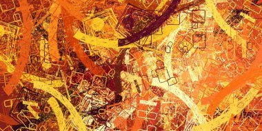 Soyut arka plan sanatı. 2D çizim. Etkileyici yağlı boya resim. Tuvalde fırça darbeleri. Modern sanat. Çok renkli arkaplan. Çağdaş sanat. İfade. Sanatsal dijital palet.