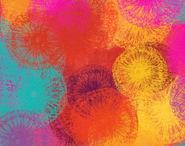 Soyut arka plan sanatı. 2D çizim. Etkileyici yağlı boya resim. Tuvalde fırça darbeleri. Modern sanat. Çok renkli arkaplan. Çağdaş sanat. İfade. Sanatsal dijital palet.