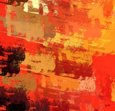 Soyut arka plan sanatı. 2D çizim. Etkileyici yağlı boya resim. Tuvalde fırça darbeleri. Modern sanat. Çok renkli arkaplan. Çağdaş sanat. İfade. Sanatsal dijital palet.