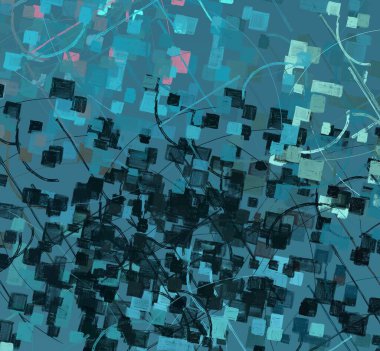 Soyut arka plan sanatı. 2D çizim. Etkileyici yağlı boya resim. Tuvalde fırça darbeleri. Modern sanat. Çok renkli arkaplan. Çağdaş sanat. İfade. Sanatsal dijital palet.