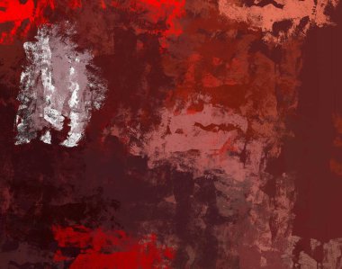 Soyut arka plan sanatı. 2D çizim. Etkileyici yağlı boya resim. Tuvalde fırça darbeleri. Modern sanat. Çok renkli arkaplan. Çağdaş sanat. İfade. Sanatsal dijital palet.