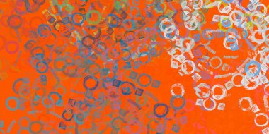 Soyut arka plan sanatı. 2D çizim. Etkileyici yağlı boya resim. Tuvalde fırça darbeleri. Modern sanat. Çok renkli arkaplan. Çağdaş sanat. İfade. Sanatsal dijital palet.