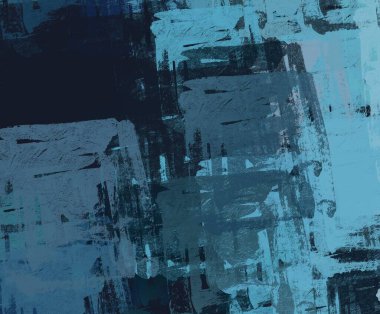 Soyut arka plan sanatı. 2D çizim. Etkileyici yağlı boya resim. Tuvalde fırça darbeleri. Modern sanat. Çok renkli arkaplan. Çağdaş sanat. İfade. Sanatsal dijital palet.