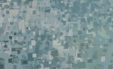 Soyut arka plan sanatı. 2D çizim. Etkileyici yağlı boya resim. Tuvalde fırça darbeleri. Modern sanat. Çok renkli arkaplan. Çağdaş sanat. İfade. Sanatsal dijital palet.