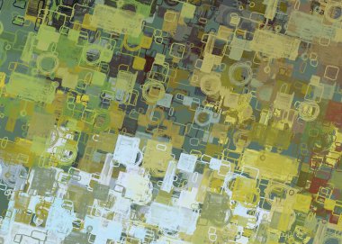 Soyut arka plan sanatı. 2D çizim. Etkileyici yağlı boya resim. Tuvalde fırça darbeleri. Modern sanat. Çok renkli arkaplan. Çağdaş sanat. İfade. Sanatsal dijital palet.