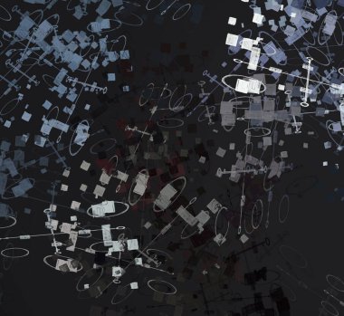 Soyut arka plan sanatı. 2D çizim. Etkileyici yağlı boya resim. Tuvalde fırça darbeleri. Modern sanat. Çok renkli arkaplan. Çağdaş sanat. İfade. Sanatsal dijital palet.