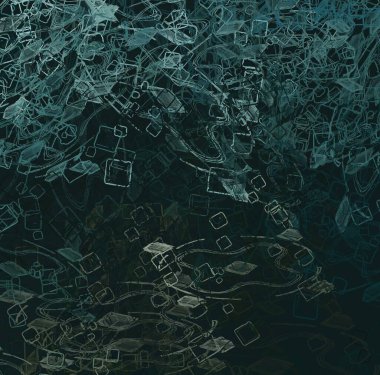 Soyut arka plan sanatı. 2D çizim. Etkileyici yağlı boya resim. Tuvalde fırça darbeleri. Modern sanat. Çok renkli arkaplan. Çağdaş sanat. İfade. Sanatsal dijital palet.