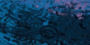 Soyut arka plan sanatı. 2D çizim. Etkileyici yağlı boya resim. Tuvalde fırça darbeleri. Modern sanat. Çok renkli arkaplan. Çağdaş sanat. İfade. Sanatsal dijital palet.