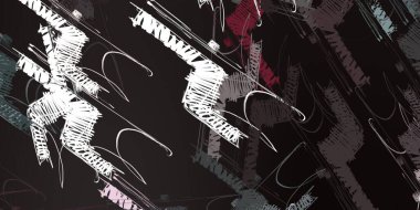 Soyut arka plan sanatı. 2D çizim. Etkileyici yağlı boya resim. Tuvalde fırça darbeleri. Modern sanat. Çok renkli arkaplan. Çağdaş sanat. İfade. Sanatsal dijital palet.