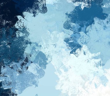 Soyut arka plan sanatı. 2D çizim. Etkileyici yağlı boya resim. Tuvalde fırça darbeleri. Modern sanat. Çok renkli arkaplan. Çağdaş sanat. İfade. Sanatsal dijital palet.