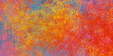 Soyut arka plan sanatı. 2D çizim. Etkileyici yağlı boya resim. Tuvalde fırça darbeleri. Modern sanat. Çok renkli arkaplan. Çağdaş sanat. İfade. Sanatsal dijital palet.