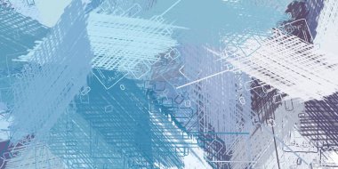 Soyut arka plan sanatı. 2D çizim. Etkileyici yağlı boya resim. Tuvalde fırça darbeleri. Modern sanat. Çok renkli arkaplan. Çağdaş sanat. İfade. Sanatsal dijital palet.