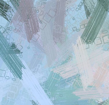 Soyut arka plan sanatı. 2D çizim. Etkileyici yağlı boya resim. Tuvalde fırça darbeleri. Modern sanat. Çok renkli arkaplan. Çağdaş sanat. İfade. Sanatsal dijital palet.