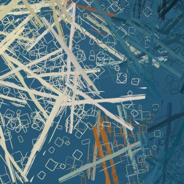 Soyut arka plan sanatı. 2D çizim. Etkileyici yağlı boya resim. Tuvalde fırça darbeleri. Modern sanat. Çok renkli arkaplan. Çağdaş sanat. İfade. Sanatsal dijital palet.