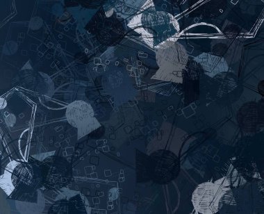 Soyut arka plan sanatı. 2D çizim. Etkileyici yağlı boya resim. Tuvalde fırça darbeleri. Modern sanat. Çok renkli arkaplan. Çağdaş sanat. İfade. Sanatsal dijital palet.