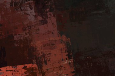 Soyut arka plan sanatı. 2D çizim. Etkileyici yağlı boya resim. Tuvalde fırça darbeleri. Modern sanat. Çok renkli arkaplan. Çağdaş sanat. İfade. Sanatsal dijital palet.