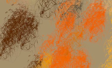 Soyut arka plan sanatı. 2D çizim. Etkileyici yağlı boya resim. Tuvalde fırça darbeleri. Modern sanat. Çok renkli arkaplan. Çağdaş sanat. İfade. Sanatsal dijital palet.