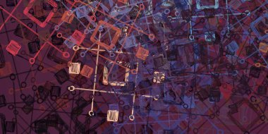 Soyut arka plan sanatı. 2D çizim. Etkileyici yağlı boya resim. Tuvalde fırça darbeleri. Modern sanat. Çok renkli arkaplan. Çağdaş sanat. İfade. Sanatsal dijital palet.