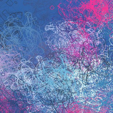 Soyut arka plan sanatı. 2D çizim. Etkileyici yağlı boya resim. Tuvalde fırça darbeleri. Modern sanat. Çok renkli arkaplan. Çağdaş sanat. İfade. Sanatsal dijital palet.