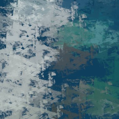 Soyut arka plan sanatı. 2D çizim. Etkileyici yağlı boya resim. Tuvalde fırça darbeleri. Modern sanat. Çok renkli arkaplan. Çağdaş sanat. İfade. Sanatsal dijital palet.