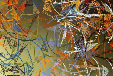 Soyut arka plan sanatı. 2D çizim. Etkileyici yağlı boya resim. Tuvalde fırça darbeleri. Modern sanat. Çok renkli arkaplan. Çağdaş sanat. İfade. Sanatsal dijital palet.