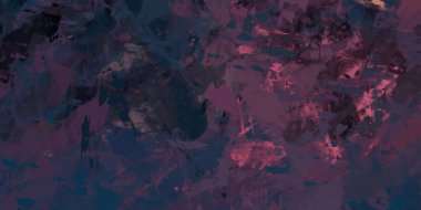 Soyut arka plan sanatı. 2D çizim. Etkileyici yağlı boya resim. Tuvalde fırça darbeleri. Modern sanat. Çok renkli arkaplan. Çağdaş sanat. İfade. Sanatsal dijital palet.