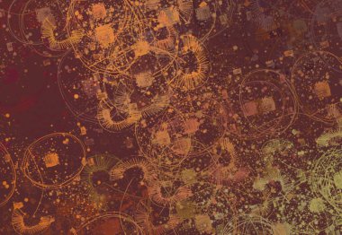 Soyut arka plan sanatı. 2D çizim. Etkileyici yağlı boya resim. Tuvalde fırça darbeleri. Modern sanat. Çok renkli arkaplan. Çağdaş sanat. İfade. Sanatsal dijital palet.