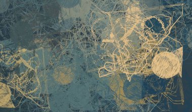 Soyut arka plan sanatı. 2D çizim. Etkileyici yağlı boya resim. Tuvalde fırça darbeleri. Modern sanat. Çok renkli arkaplan. Çağdaş sanat. İfade. Sanatsal dijital palet.