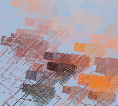 Soyut arka plan sanatı. 2D çizim. Etkileyici yağlı boya resim. Tuvalde fırça darbeleri. Modern sanat. Çok renkli arkaplan. Çağdaş sanat. İfade. Sanatsal dijital palet.