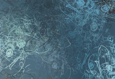 Soyut arka plan sanatı. 2D çizim. Etkileyici yağlı boya resim. Tuvalde fırça darbeleri. Modern sanat. Çok renkli arkaplan. Çağdaş sanat. İfade. Sanatsal dijital palet.