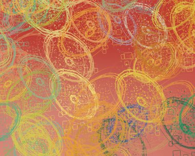 Soyut arka plan sanatı. 2D çizim. Etkileyici yağlı boya resim. Tuvalde fırça darbeleri. Modern sanat. Çok renkli arkaplan. Çağdaş sanat. İfade. Sanatsal dijital palet.