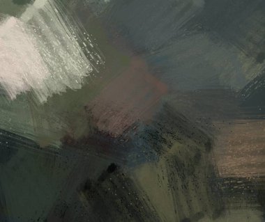 Soyut arka plan sanatı. 2D çizim. Etkileyici yağlı boya resim. Tuvalde fırça darbeleri. Modern sanat. Çok renkli arkaplan. Çağdaş sanat. İfade. Sanatsal dijital palet.