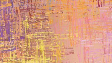 Soyut arka plan sanatı. 2D çizim. Etkileyici yağlı boya resim. Tuvalde fırça darbeleri. Modern sanat. Çok renkli arkaplan. Çağdaş sanat. İfade. Sanatsal dijital palet.