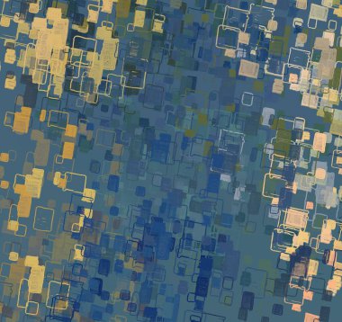 Soyut arka plan sanatı. 2D çizim. Etkileyici yağlı boya resim. Tuvalde fırça darbeleri. Modern sanat. Çok renkli arkaplan. Çağdaş sanat. İfade. Sanatsal dijital palet.