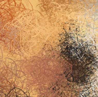 Soyut arka plan sanatı. 2D çizim. Etkileyici yağlı boya resim. Tuvalde fırça darbeleri. Modern sanat. Çok renkli arkaplan. Çağdaş sanat. İfade. Sanatsal dijital palet.