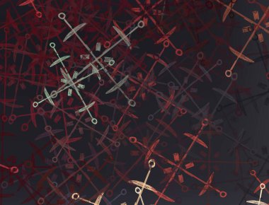 Soyut arka plan sanatı. 2D çizim. Etkileyici yağlı boya resim. Tuvalde fırça darbeleri. Modern sanat. Çok renkli arkaplan. Çağdaş sanat. İfade. Sanatsal dijital palet.