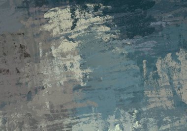 Soyut arka plan sanatı. 2D çizim. Etkileyici yağlı boya resim. Tuvalde fırça darbeleri. Modern sanat. Çok renkli arkaplan. Çağdaş sanat. İfade. Sanatsal dijital palet.